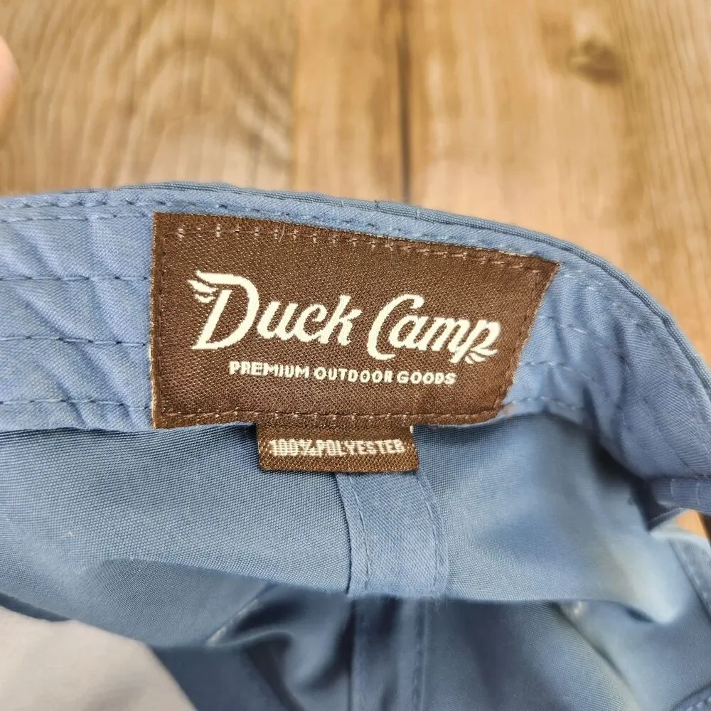 Duck Camp Redfish Hat Coastal Blue Snapback Rope Camping Fishing Outdoor Cap